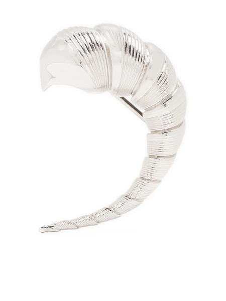  Courrèges Shell-shape Single Ear Cuff - Silver 