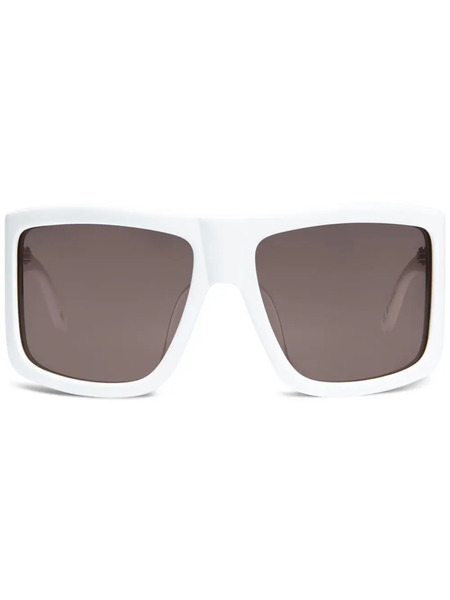  Courrèges Shook 2 Square-frame Sunglasses - White 