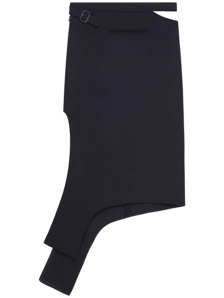  Courrèges Slash Midi Skirt - Black 