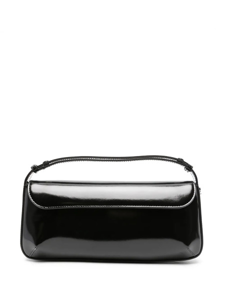  Courrèges Sleek Leather Tote Bag - Black 