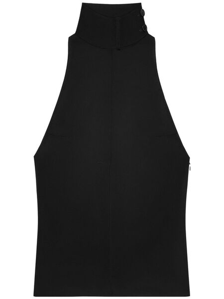  Courrèges Sleeveless Blouse - Black 