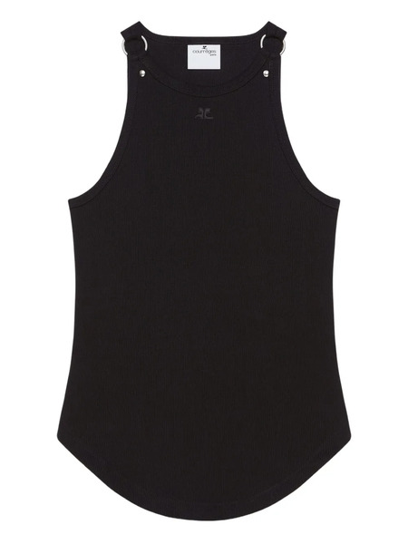  Courrèges Sleeveless Top - Black 