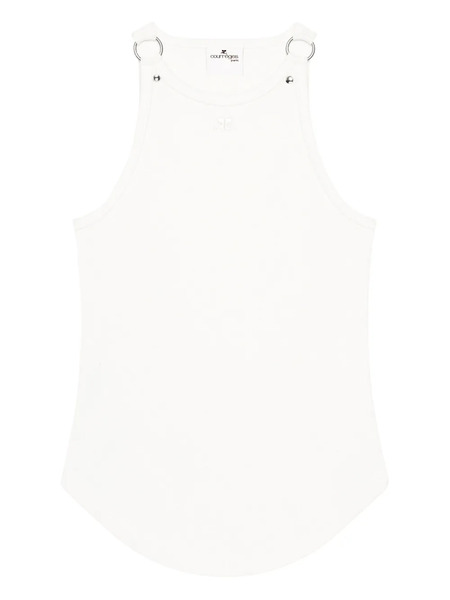  Courrèges Sleeveless Top - White 