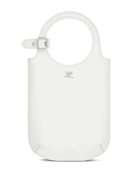  Courrèges Small Holy Tote Bag - White 