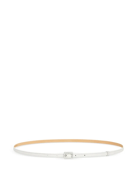  Courrèges Square-buckle Belt - White 
