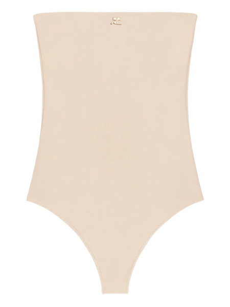  Courrèges Strapless Bodysuit - Neutrals 
