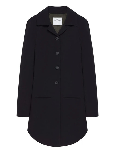  Courrèges Tailored Button-front Coat - Black 
