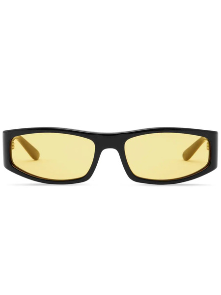  Courrèges Tech Rectangle-frame Sunglasses - Black 