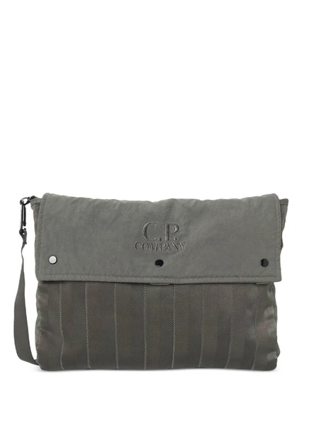  C.p. Company Button Striped Tote Bag - Green 