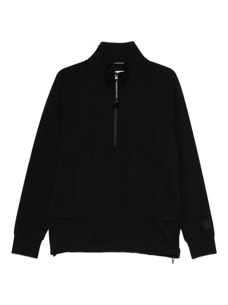  C.p. Company Half-zip Pocket Sweatshirt - Black 