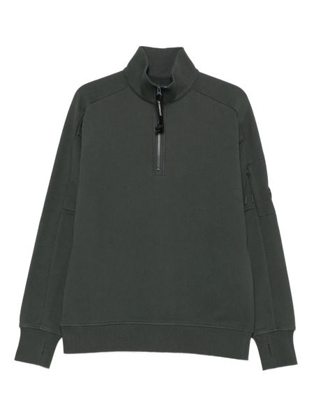  C.p. Company High Half-zip Neck Sweatshirt - Green 