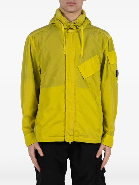  C.p. Company Hooded Pocket Jacket - Yellow 