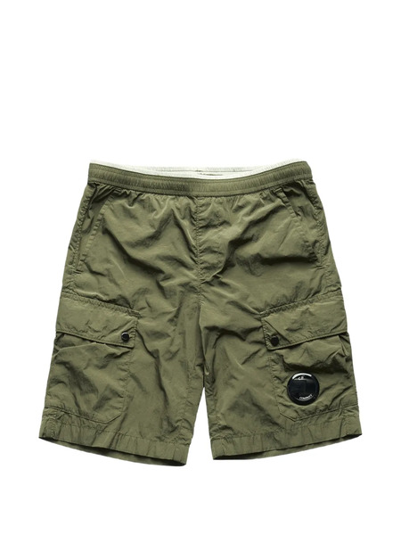  C.p. Company Kids Cargo-pocket Shorts - Green 