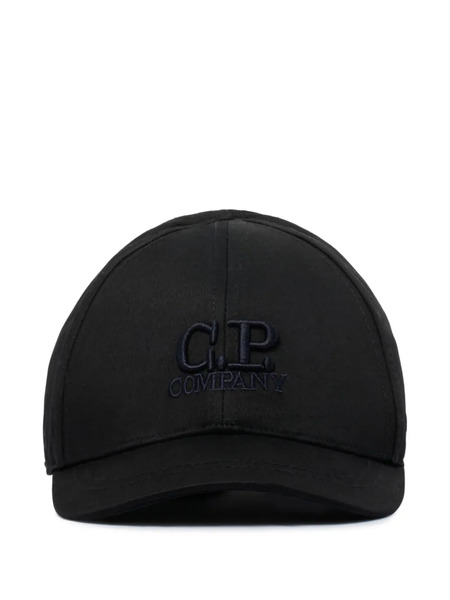  C.p. Company Kids Cotton Baseball Cap - Black 
