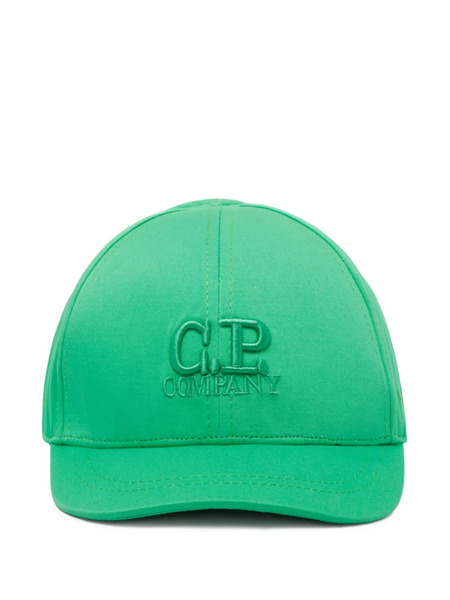  C.p. Company Kids Embroidered-logo Baseball Cap - Green 