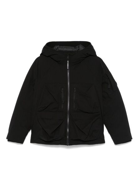  C.p. Company Kids Hooded Puffer Jacket - Black 