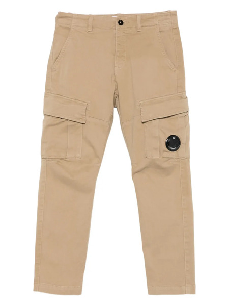  C.p. Company Kids Lens-detail Cargo Pants - Brown 