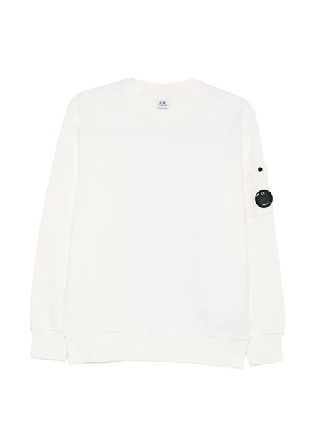  C.p. Company Kids Lens-detail Sweatshirt - White 