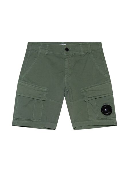  C.p. Company Kids Lens-embellished Shorts - Green 