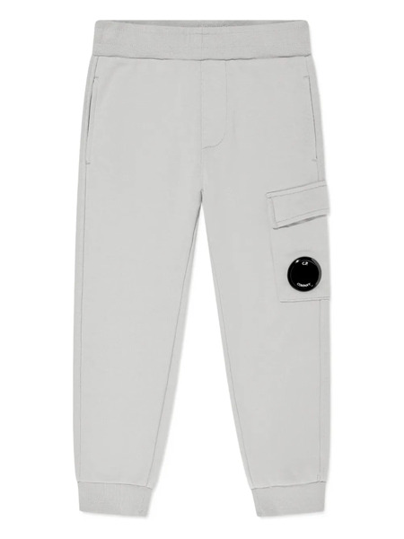  C.p. Company Kids Lens-embellished Track Pants - Grey 