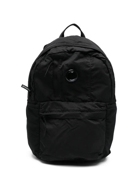  C.p. Company Kids Logo-detail Backpack - Black 