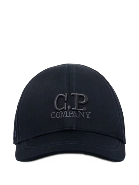  C.p. Company Kids Logo-embroidered Cap - Blue 