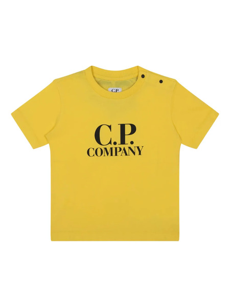  C.p. Company Kids Logo-print T-shirt - Yellow 