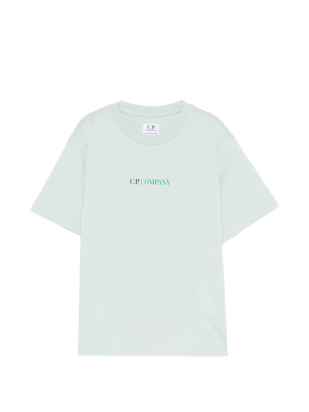  C.p. Company Kids Logo T-shirt - Green 