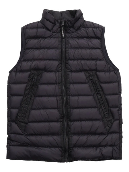  C.p. Company Kids Padded Zip-up Gilet - Blue 