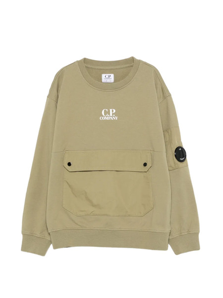  C.p. Company Kids Pocket Sweater - Green 