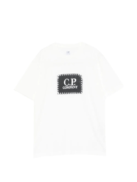  C.p. Company Kids Printed T-shirt - White 