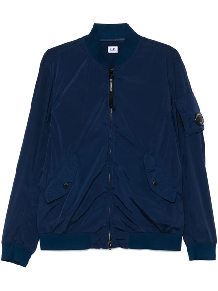  C.p. Company Lens-detail Bomber Jacket - Blue 