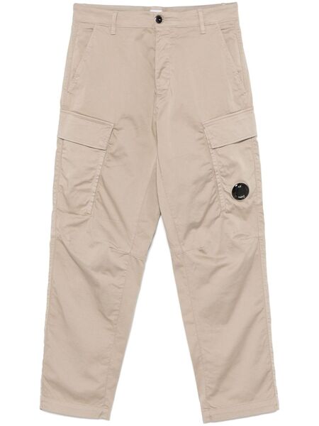  C.p. Company Lens-detail Cargo Pants - Neutrals 