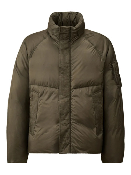  C.p. Company Lens-detail Puffer Jacket - Grey 