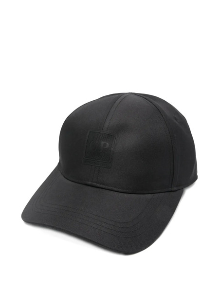  C.p. Company Logo-patch Baseball Cap - Black 