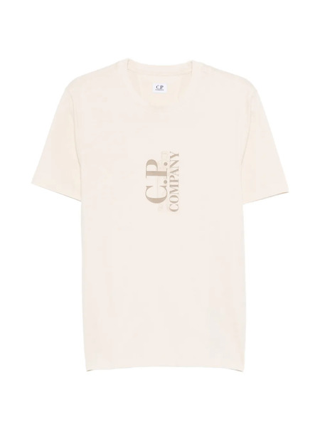  C.p. Company Logo-print T-shirt - Neutrals 