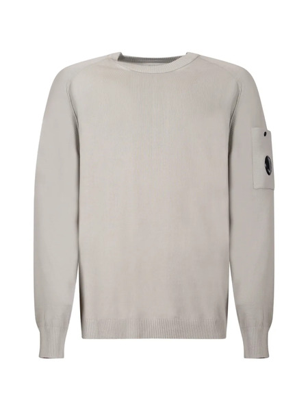  C.p. Company Patch-pocket Long-sleeved Sweater - Neutrals 