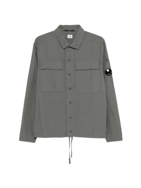  C.p. Company Patch Pocket Shirt - Grey 