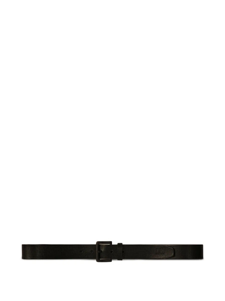  C.p. Company Textured Buckled Belt - Black 