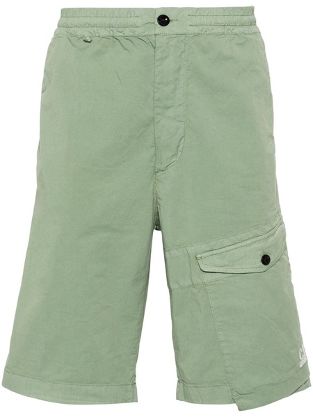  C.p. Company Twill Stretch Shorts - Green 
