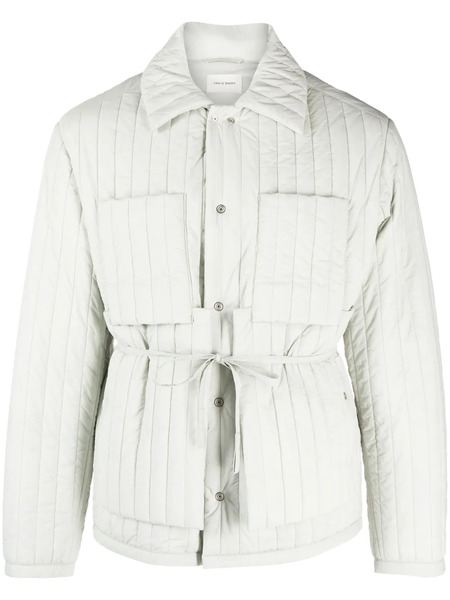  Craig Green Belted Quilted Shirt Jacket - Grey 
