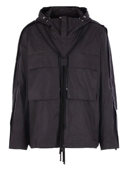  Craig Green High-collar Hooded Jacket - Black 