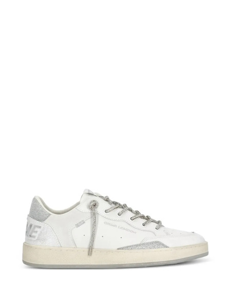  Crime London Chelsea Laces Leather Sneakers - White 
