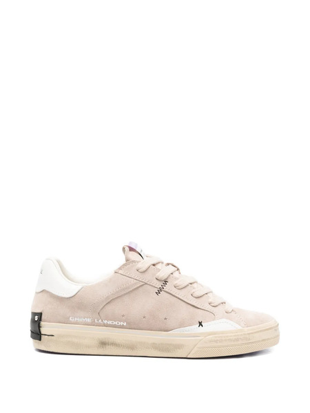  Crime London Leather Low-top Sneakers - Neutrals 