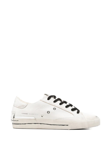  Crime London Recut Lowleather Sneakers - White 