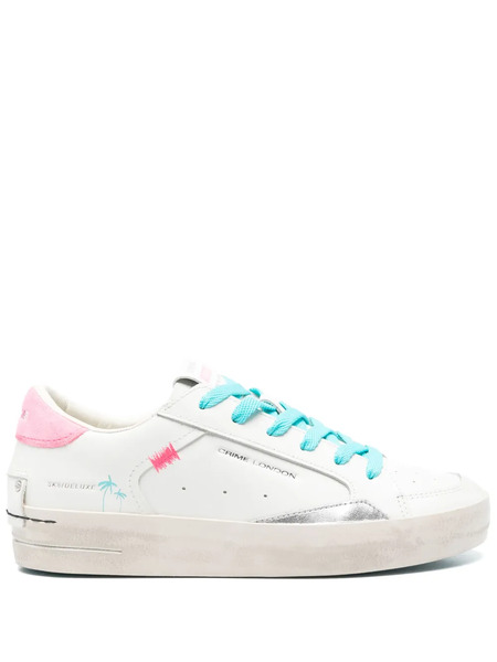  Crime London Sk8 Deluxe Sneakers - White 