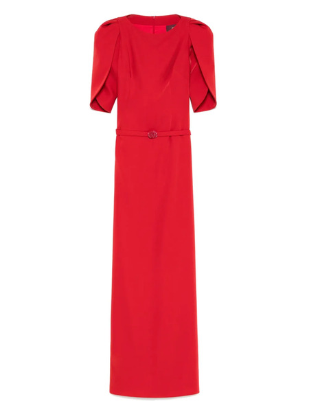  Cristallini Blanca Maxi Dress - Red 