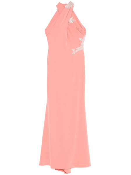  Cristallini Stretch-crepe Maxi Dress - Orange 