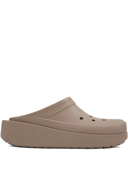  Crocs Blunt Toe Mules - Neutrals 