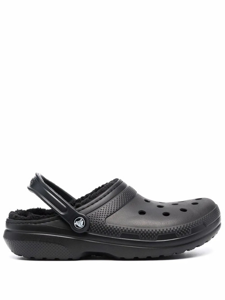  Crocs Classic Crocs Faux-fur Sandals - Black 